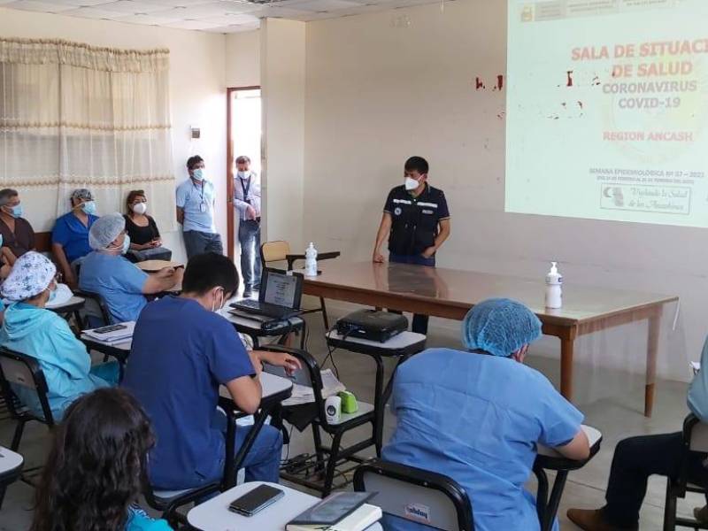 Chimbote: Hospital La Caleta extrema la bioseguridad por aumento de casos de COVID-19