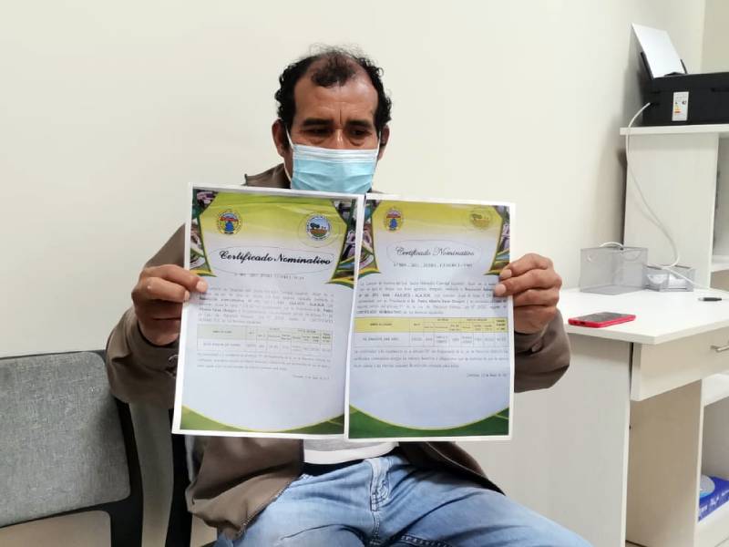 Chimbote: Acusan a dirigente agrario de falsificar documento para postular