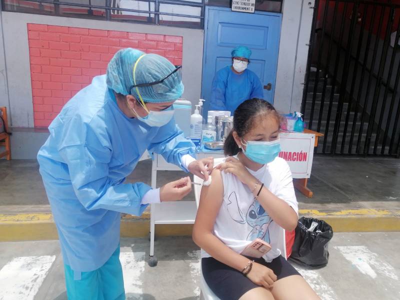 Chimbote: Vacunación contra COVID-19 para niños inicia con poca asistencia