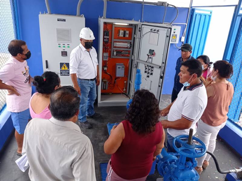 Samanco: Culminan mejoramiento del sistema de agua potable en El Arenal