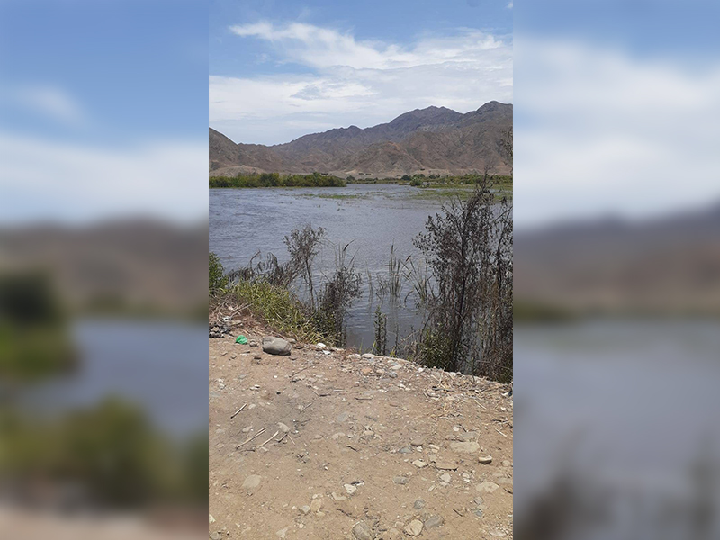 Chimbote: Río Santa se desborda en el centro poblado Vinzos