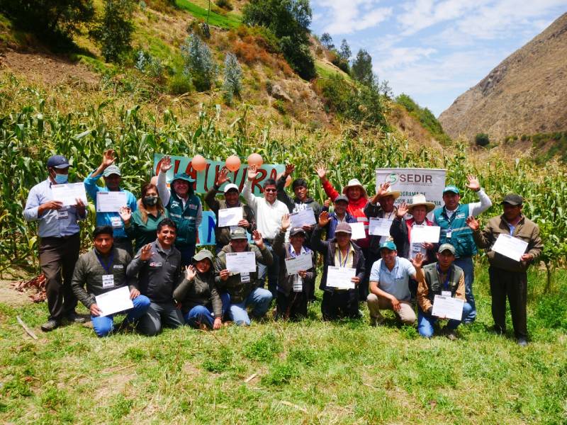 Áncash: Agricultores obtienen certificado de buenas prácticas 