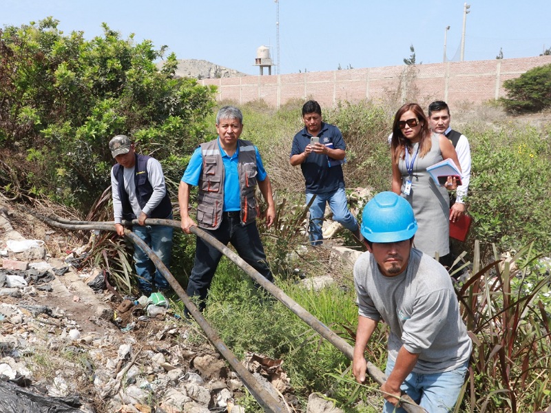 Nuevo Chimbote: ‘Seda’ retira conexiones ilegales de más de 300 familias