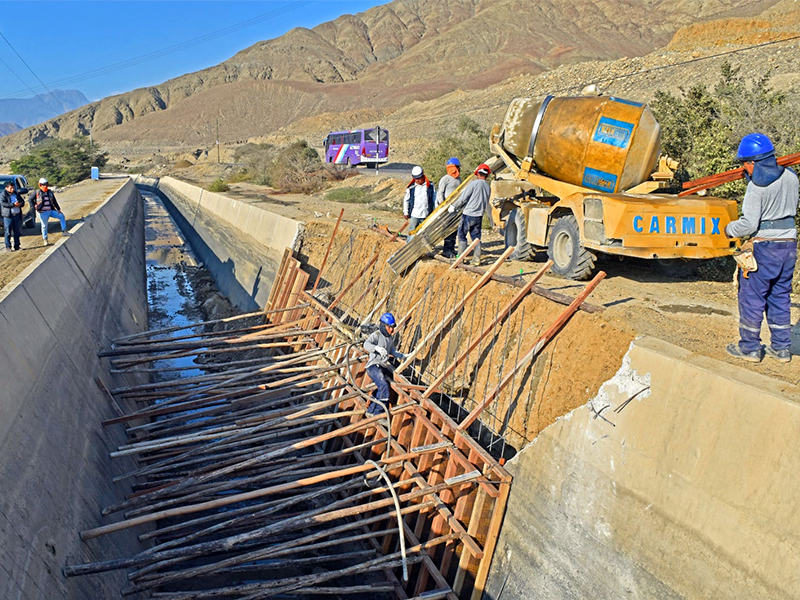 Chinecas: definen 4 nuevos cortes para culminar reparación de canal La Huaca- Nepeña