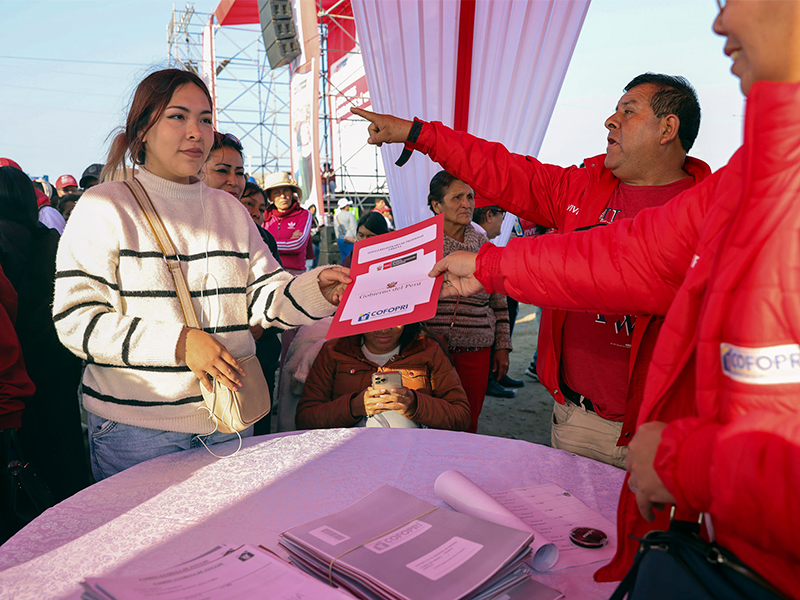 Cofopri: Títulos de propiedad gratuitos impiden venta del inmueble durante 5 años