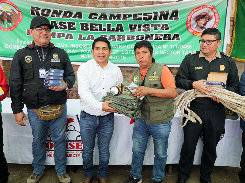 Nuevo Chimbote: implementan rondas campesinas para fortalecer seguridad en la zona rural