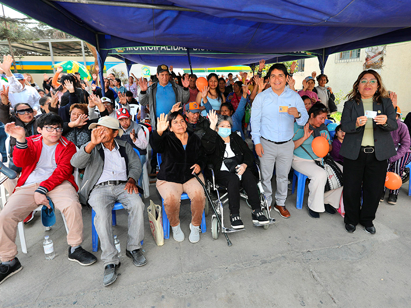 Nuevo Chimbote: entregan carnets de Conadis a 140 personas con discapacidad