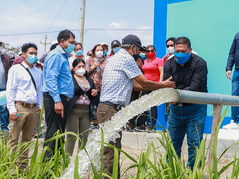 Cascajal: Culminan mantenimiento a sistema de agua potable