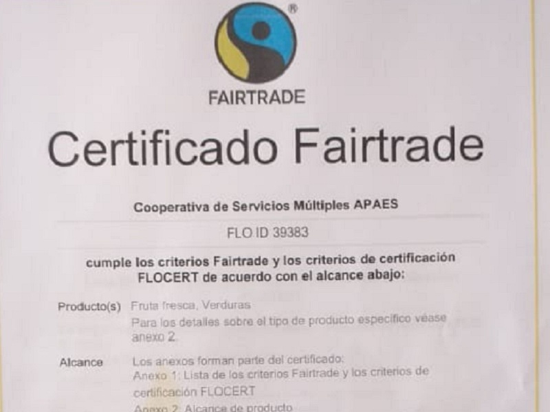 Agricultores del valle Santa obtienen certificación Fairtrade
