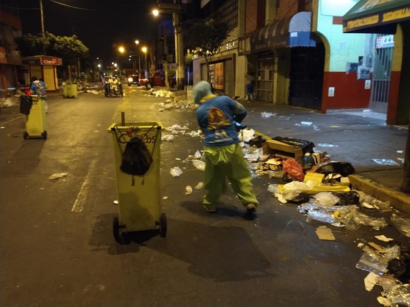 Chimbote: Recogen 600 toneladas de basura el 24 y 25 de diciembre