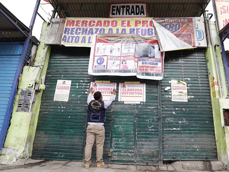Chimbote: Clausuran de manera definitiva al mercado El Progreso