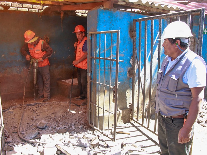 Inician mantenimiento del camal municipal de Huaraz 