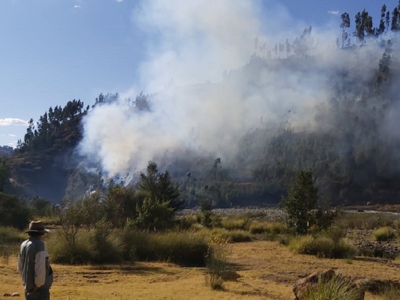 Áncash registra 40 incendios forestales en lo que va de 2020