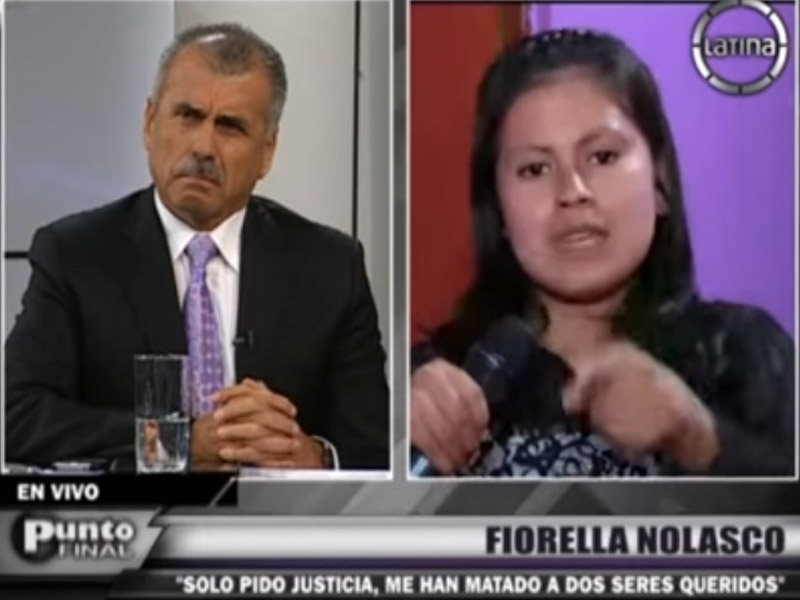 Fiorella Nolasco: "Mi papá dijo que el presidente regional lo mandó matar"